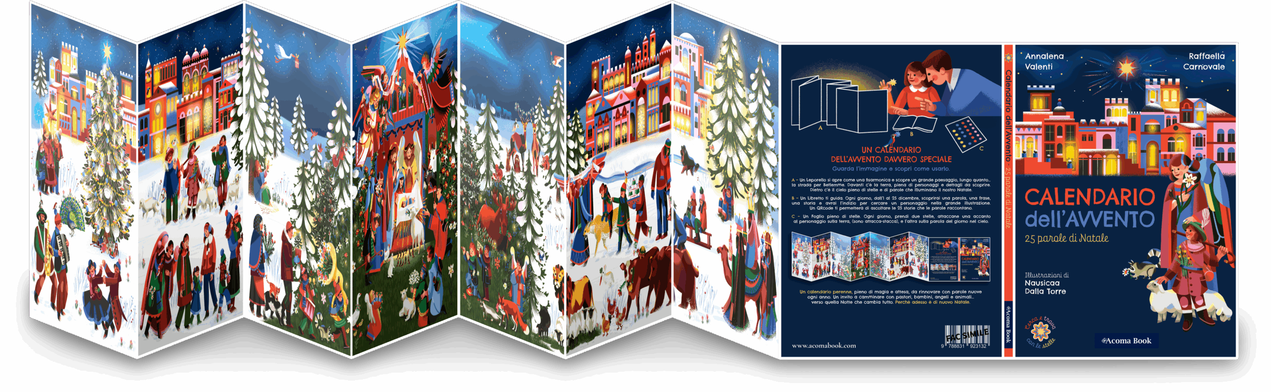 Calendario dell'avvento. Leporello by Acoma Book - Annalena Valenti, Raffaella Carnovale, Nausicaa Dalla Torre
