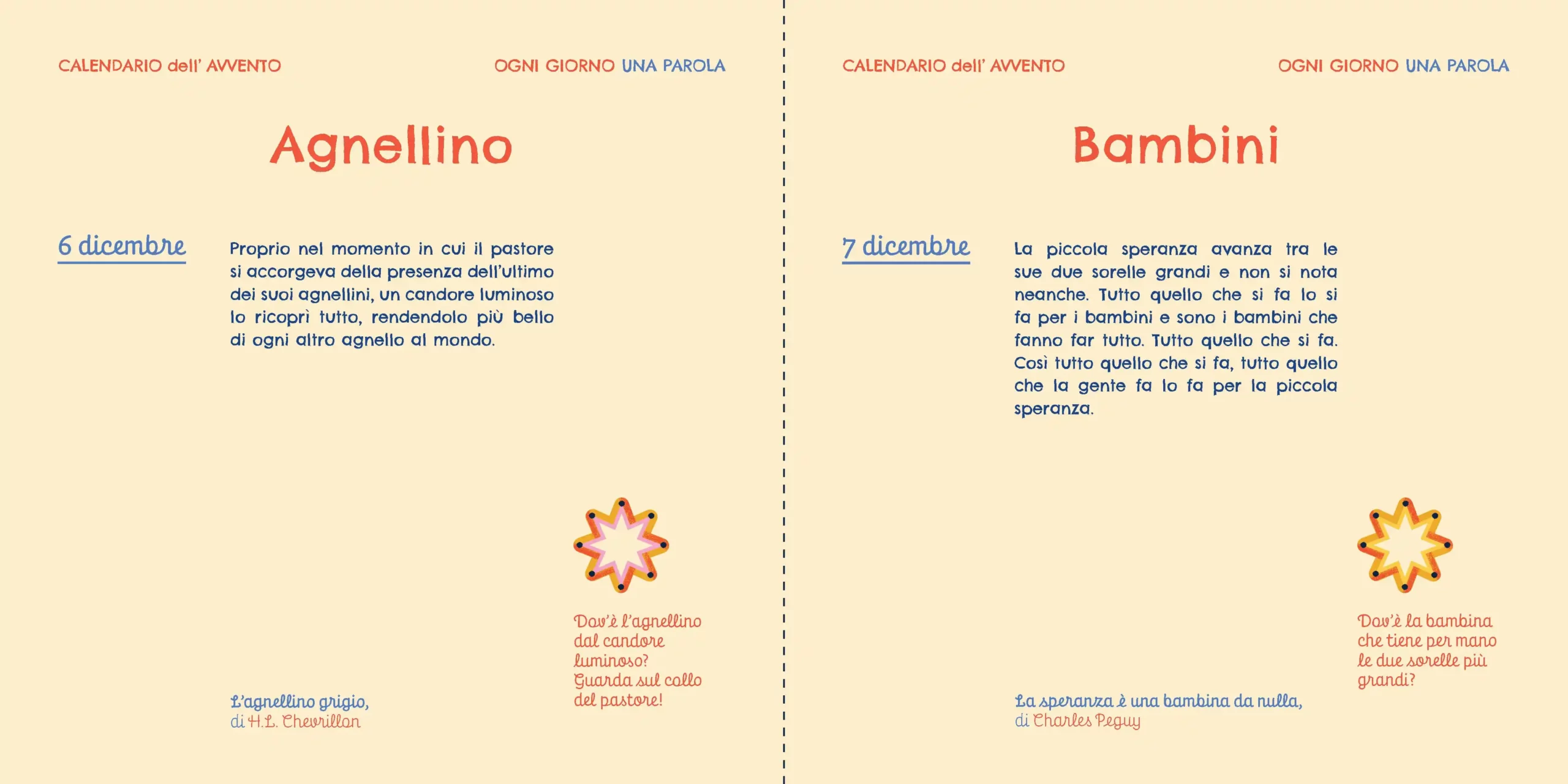 Leporello Advent Calendar 2026 - Booklet spread