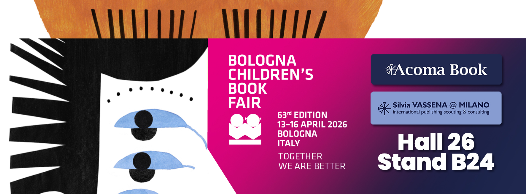 acoma book e SVM - Fiera del libro per ragazzi di bologna 2026