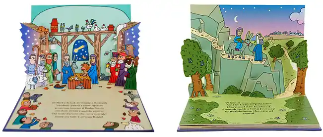 Acoma Book - Agostino Traini - La nascita di Gesù bambino