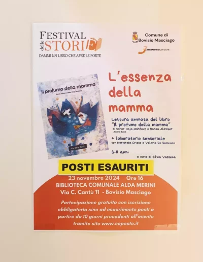 Mama's Scent at the Festival of Stories 2024 - Bovisio Library