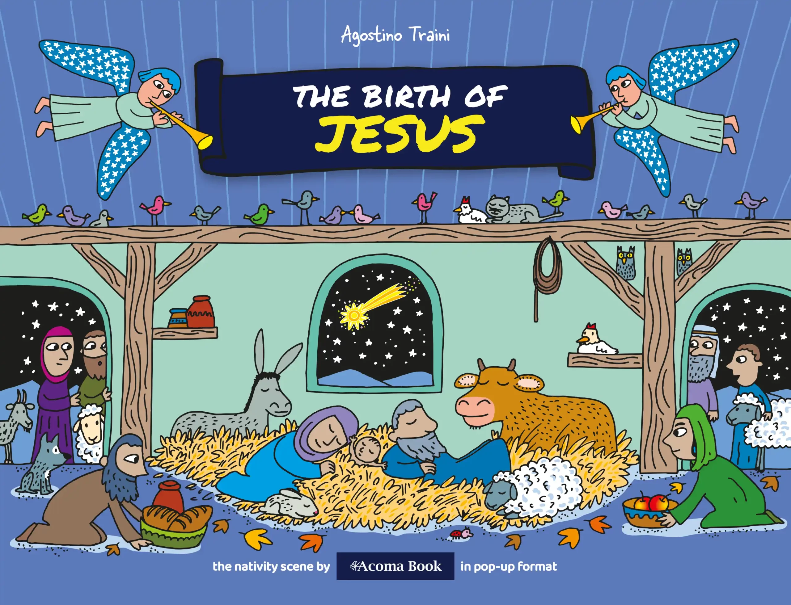 Acoma Book - The birth of Jesus by Agostino Traini